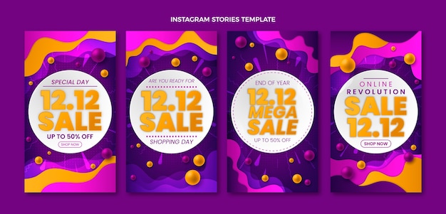 Super sale with discount instagram stories