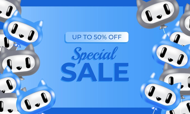 Super sale with kitty balloon