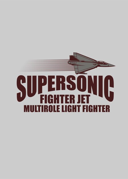 Super sonic fighter jet