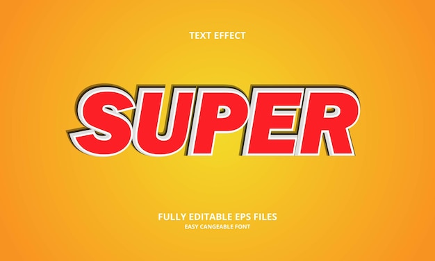 super text effect