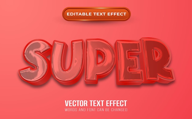 Super text effect