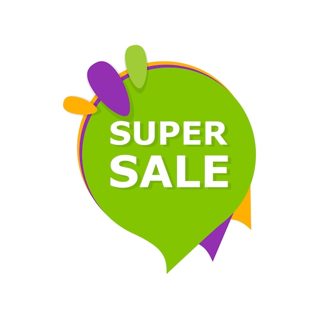 Super verkoop banner badge pictogram vector illustratie bedrijfsconcept super verkoop pictogram