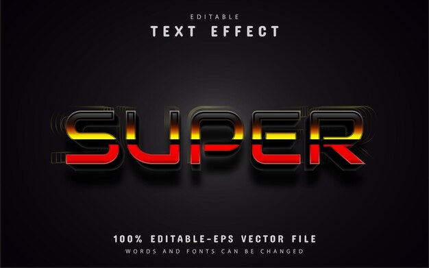 Super verloop teksteffect