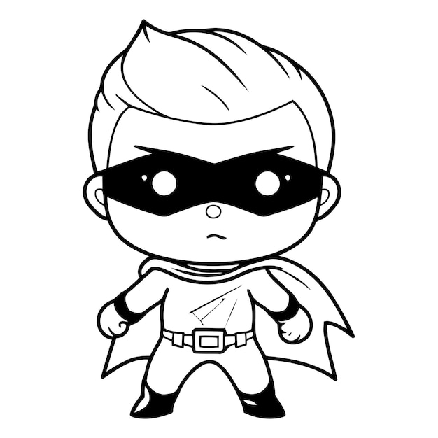 Superhero character cartoon design eps10 graphic