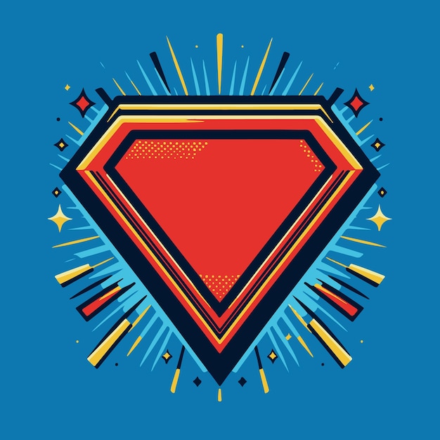 Vettore iconica di supereroe logo di supereroi