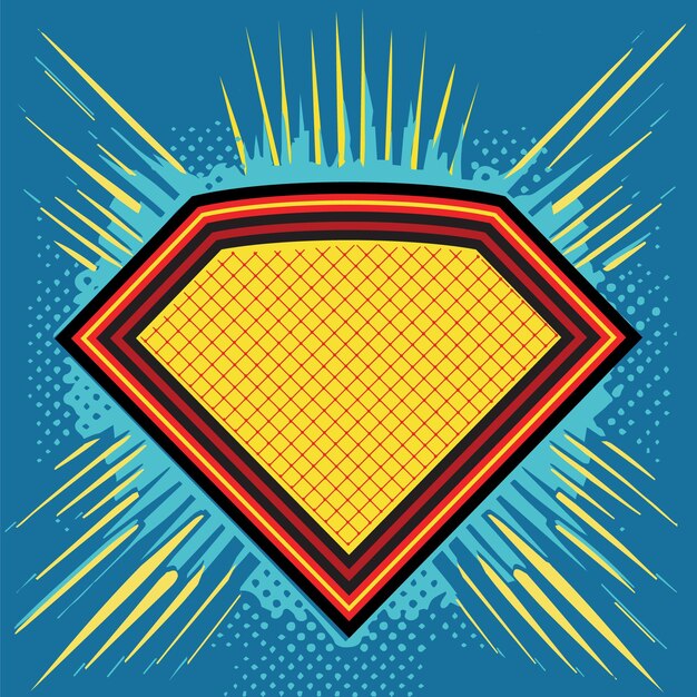 Vector superhero icon superhero logo