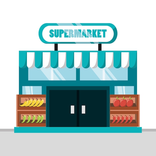 Vector supermarket icon