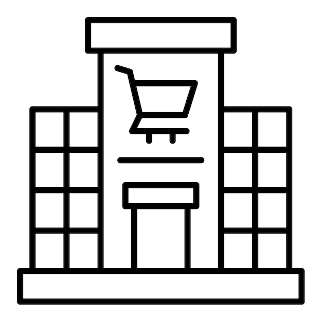 Vector supermarket icon