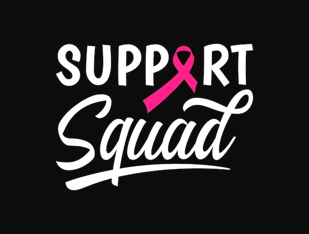 Support Squad Awareness Support T Shirt Design
