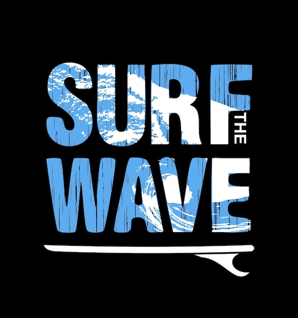 surf de golfstijl vector typografie graphics print etc