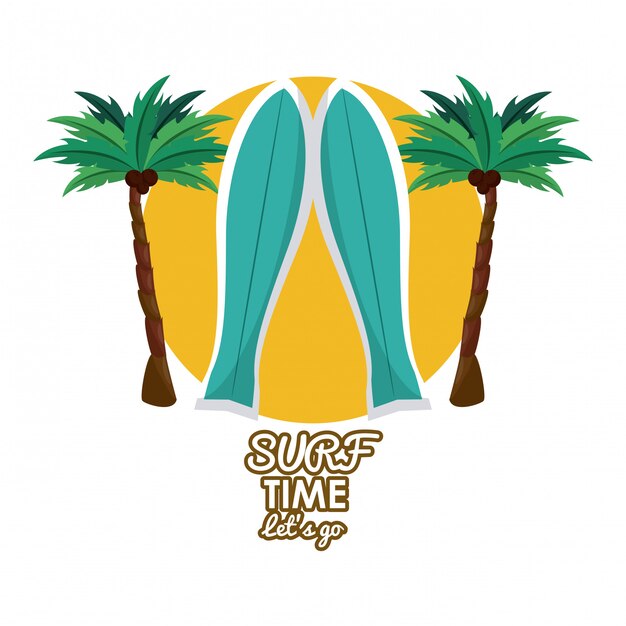 Surf time card