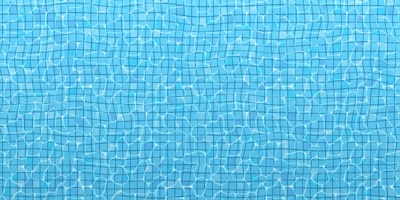 The surface of the water in the pool.