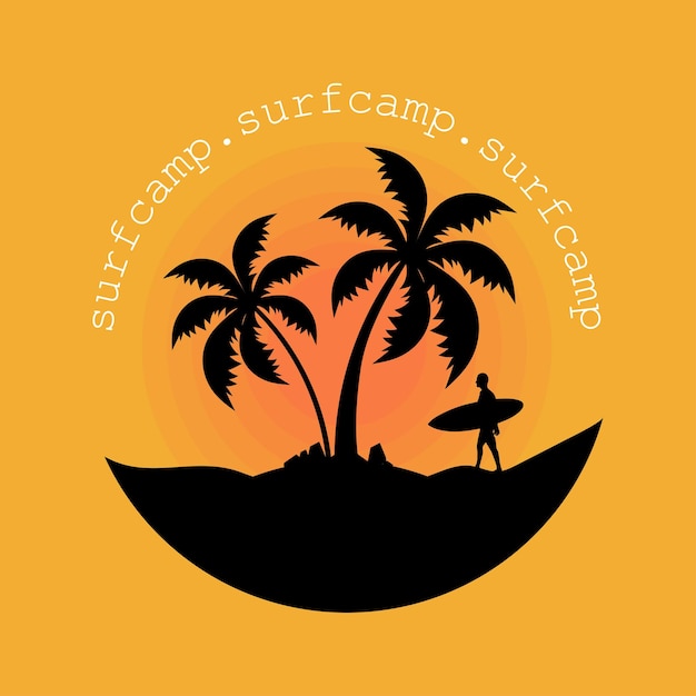 Surfcamp adventure badge