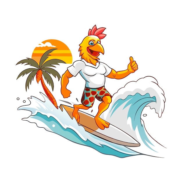 surfer chiken