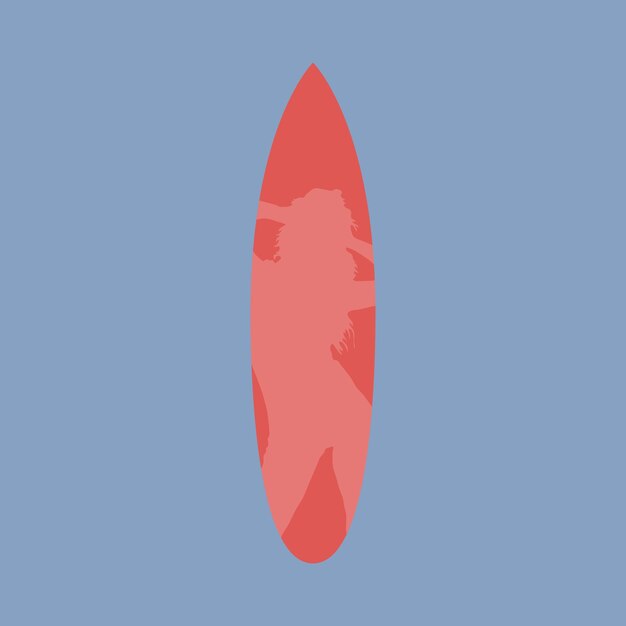 Surfing Board Illustration Vector