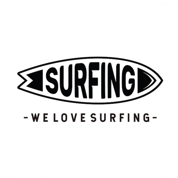 Surfing logo 