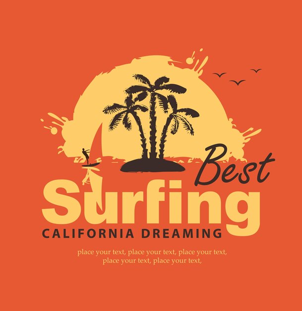 surfing poster