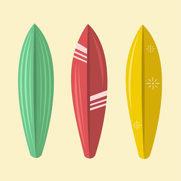 Surfplanken illustratie