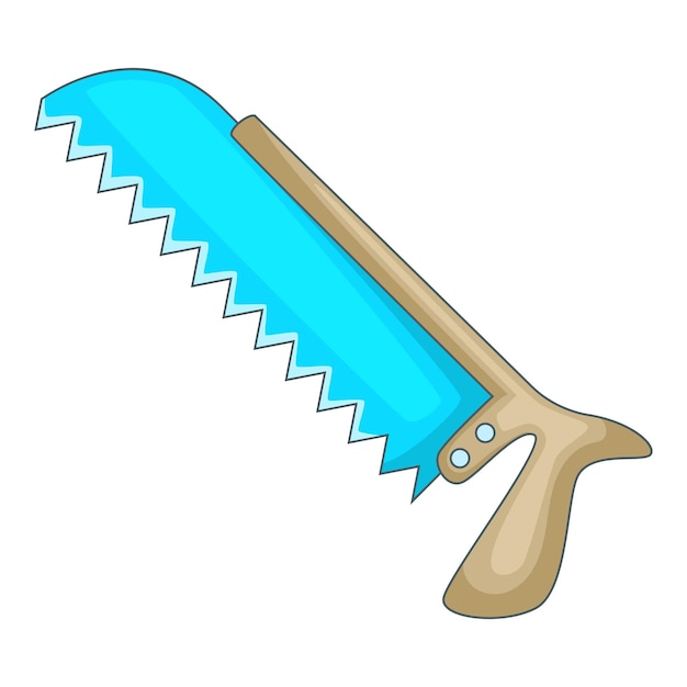 Surgical saw icon Cartoon illustration of surgical saw vector icon for web