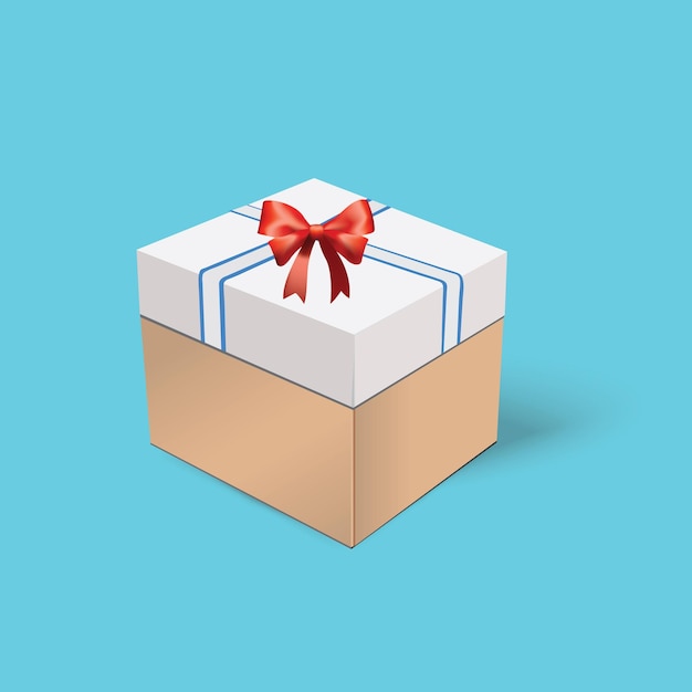 surprise box with gifts and presents with vector Design