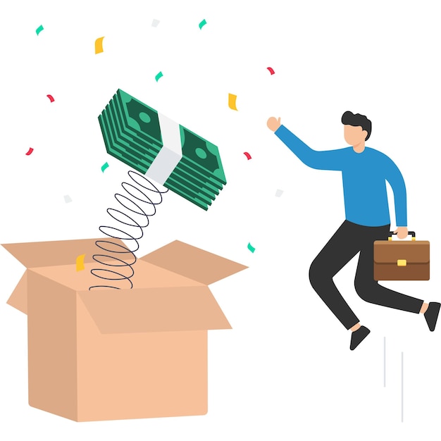 Surprise money or reward or Bonus or salary raise