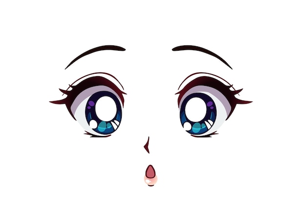 Surprised anime face