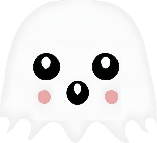 Surprised Ghost Cartoon