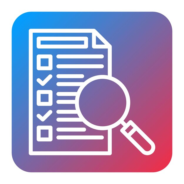 Survey icon vector afbeelding Kan worden gebruikt voor marktonderzoek