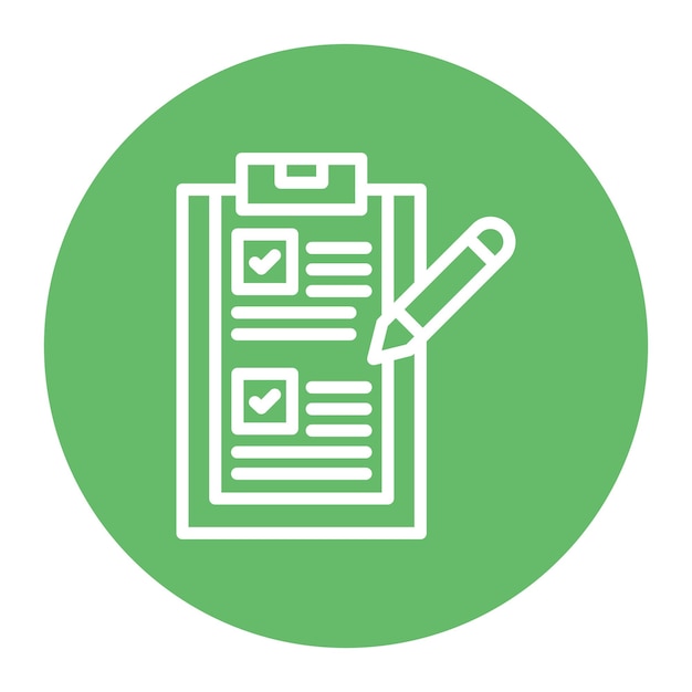 Survey icon vector image Can be used for Crowdfunding