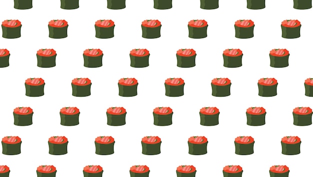 sushi Asian Food Pattern