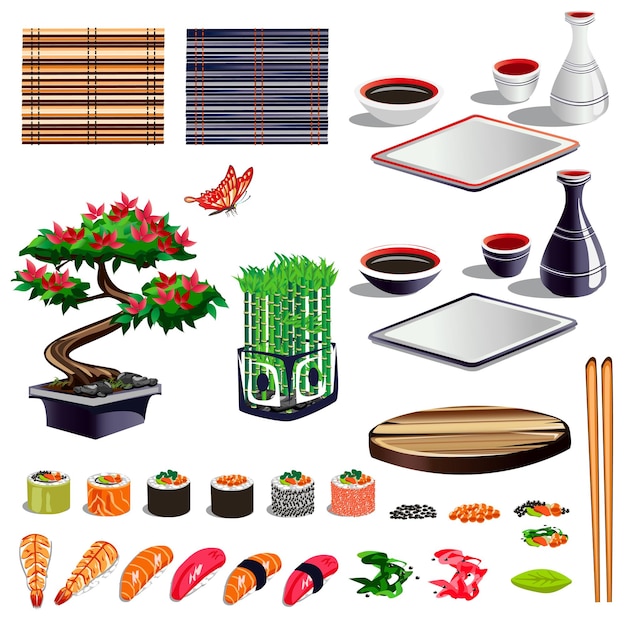 sushi bar set