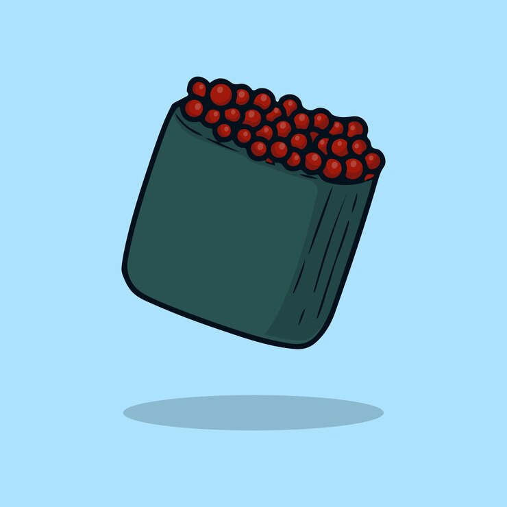 Vector sushi collections asia food vector illustrations