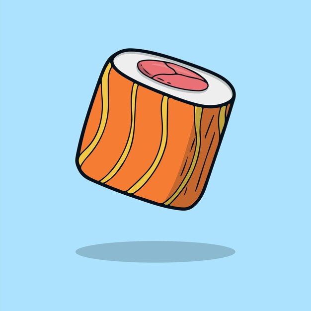 Sushi collections asia food vector illustrations