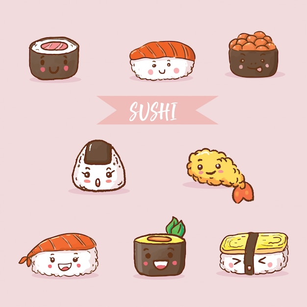 Суши еда японская