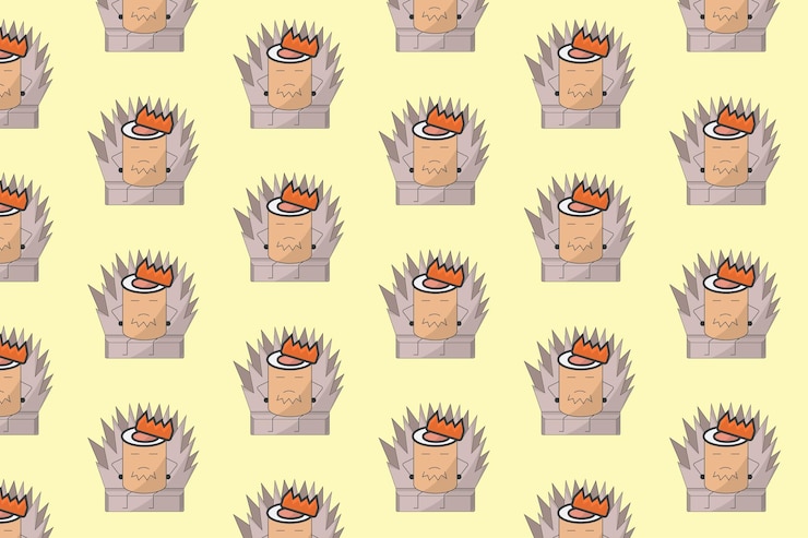Vector sushi icon pattern design and logo art free vector