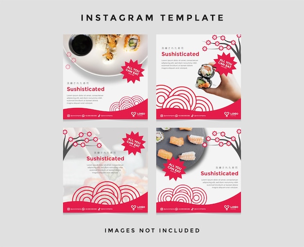 Sushi Instagram Template