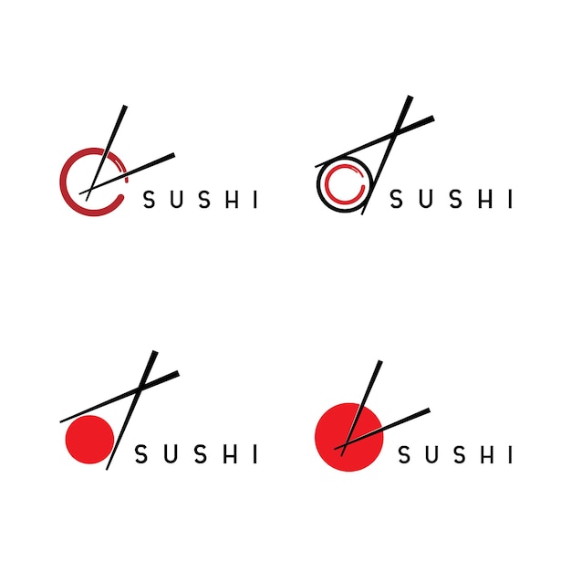 Sushi Logo-sjabloon