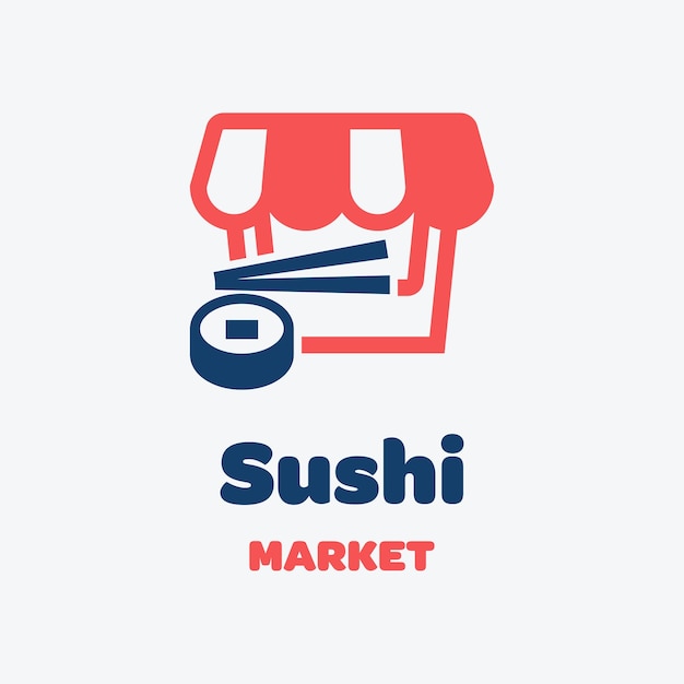 Логотип суши-маркета