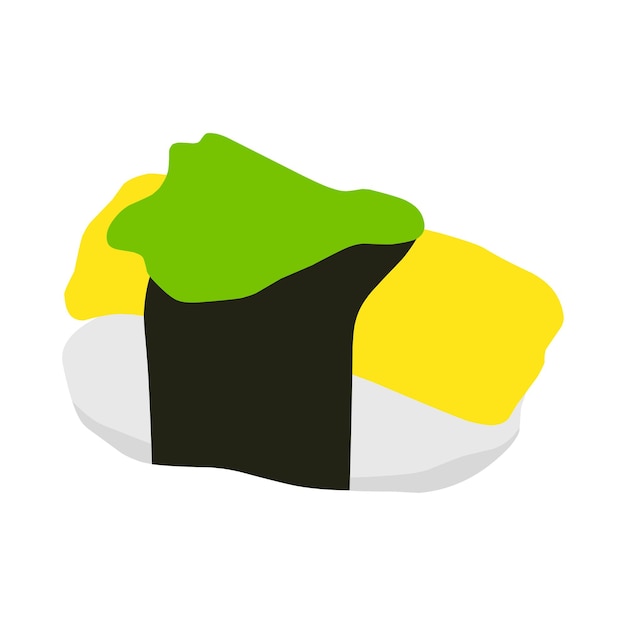 Sushi menu icon vector illustration