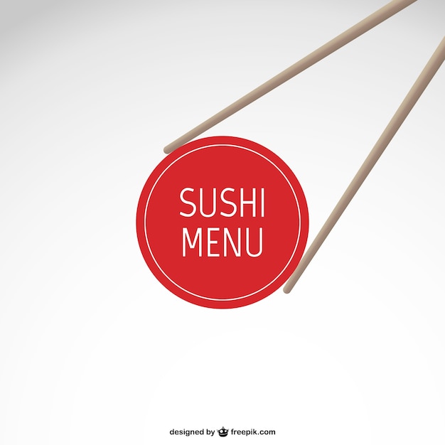 Sushi menu vector