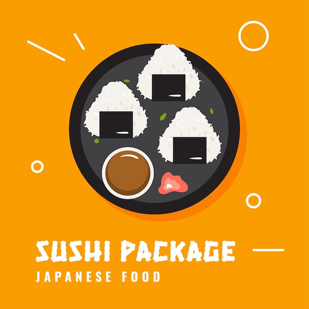 Sushi-pakket voor traditioneel Japans eten