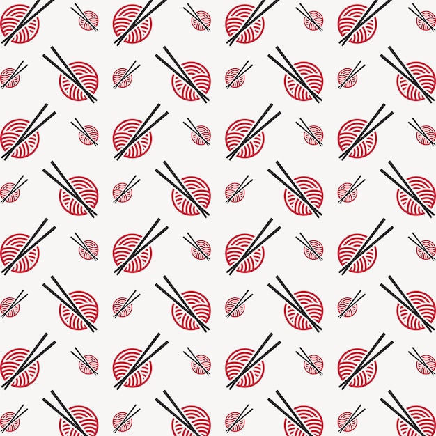 Vector sushi seamless pattern design beautiful vector illustration