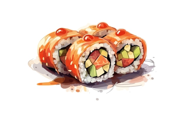 Sushi Vector illustration design