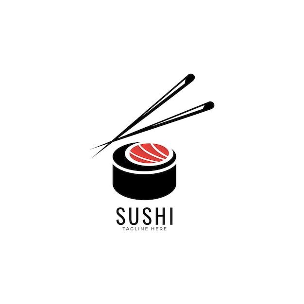 Sushi vector logo ontwerp