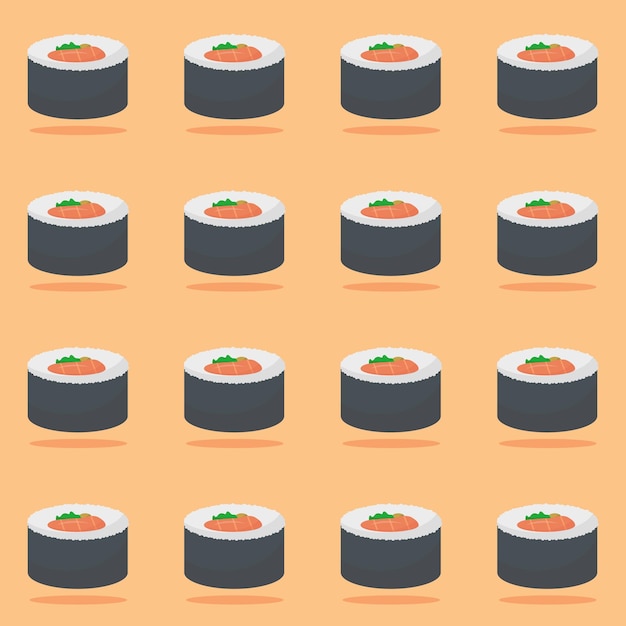 Sushi vector patroon