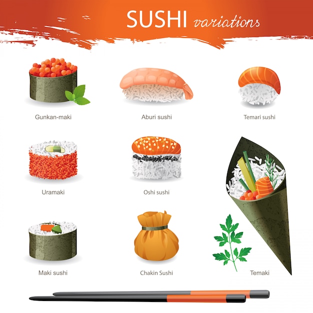 Vector sushi