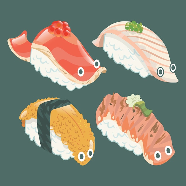 Vettore sushi