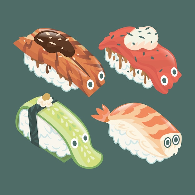 Vettore sushi