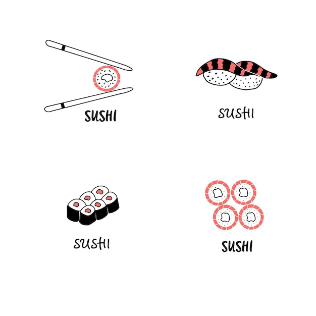 Vettore sushi