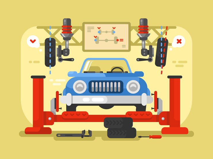 Vector suspension car design flat